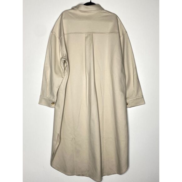 New Fashion Nova Keeping it Simple Long Shacket Women's Size Medium - Picture 2 of 7